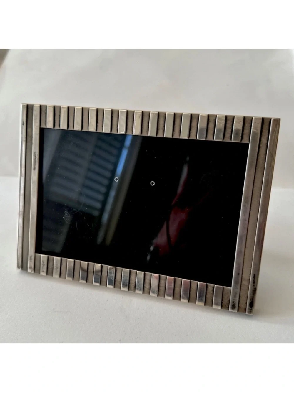 TIFFANY STERLING SILVER ~ PICTURE FRAME  ~ATLAS GROOVE~ 6